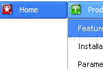 CSS Javascript Menu