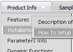Firefox Style - Horizontal Dropdown Css Menu