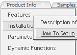 Simple Tabs 3 Style - Drop Down Vertical Menu