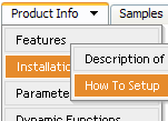 XP Style - DHTML Pull Down Menu